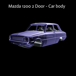 New-Project-2021-08-28T200441.300.png Fichier STL Mazda 1200 2 Door - Carrosserie・Plan pour imprimante 3D à télécharger