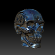 mechanical_skull_3d_print.png Cyberpunk Mechanical Skull – Sci-Fi Robot Skull Bust – 3D Print STL