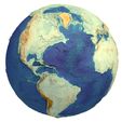 Earth-Topography-STL---Rivers-and-Relief-1.jpg Modelo STL de la Tierra impreso en 3D con ríos