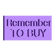 remember_to_buy_magnet.stl Shopping list helper