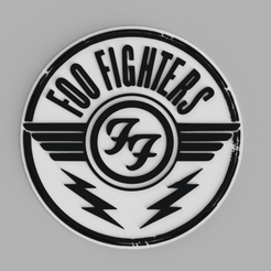 tinker.png Foo Fighters Logo Rock Untersetzer