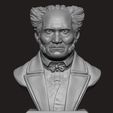 07.jpg Arthur Schopenhauer 3D printable sculpture 3D print model
