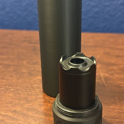 Airsoft Tracer Suppressor - 28mm units - 3D model önizlemesi