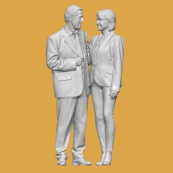 DOWNSIZEMINIS_couple108a.jpg Fichier STL COUPLE POUR DIORAMA PERSONNAGES・Objet pour impression 3D à télécharger