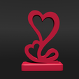 Shapr-Image-2024-02-12-161730.png Connected Hearts Abstract Statue,  Love Heart Sculpture, Gift Home Decor Figurine,  Love gift, engagement gift, marriage, proposal, Valentine's Day gift