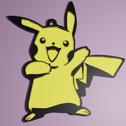 pika2.png pikachu keychain (2 keychains)