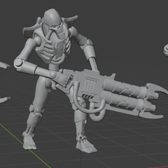 Space-Robot-Troop-1.png STL file Space robot troop・3D printable model to download