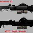 0a31b664-94c0-403f-9780-0b9ae9dd9d6a.jpg Star Wars Andor / Mandalorian S3 version DC15 clone trooper rifle for 1:12 , 1:6 and 1:1 figures and cosplay