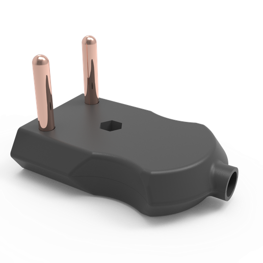 🔌 Cable Plug Straight/Right Angled・ STEP File for 3D printing・Cults