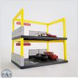 003.jpg 1/64 STACKABLE DISPLAY FOR HOT WHEELS, MATCHBOX ETC. - THE PARKING