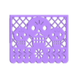 Ensamblaje2 - Pieza2-1.STL Dia de Muertos Posa Papel Picado Cups
