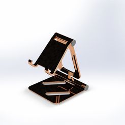 Untitled.jpg Modern Mobile Phone Stand  (charge and watch)