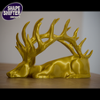 2.png Deer with huge antlers