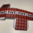 IMG_5191.jpeg Papercraft Minecraft TNT Block (Lasercut)