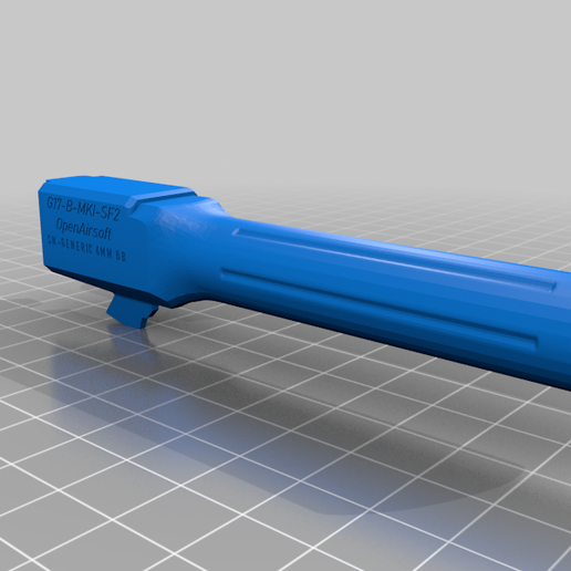Airsoft Glock 17 Outer Barrels 3D model
