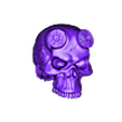 HELLBOY SKULL.stl Fichier STL PACK 3/5 SKULLHILL・Modèle à télécharger et à imprimer en 3D