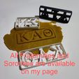 3.jpg Chi Phi Fraternity ( ΧΦ ) Cookie Cutter, Clay Cutter