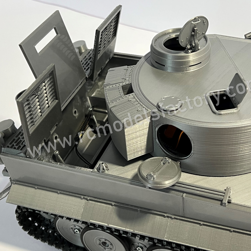 🐅 Tiger H1 - 1/16 RC tank・ 3D File for 3D printing・Cults