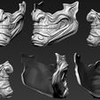 02.jpg Free OBJ file Mask01・3D printing model to download, F-solo
