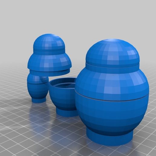 Fabulous Blad-Rottis-Matrioshkas 3D model