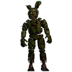 Springtrap.png Springtrap COSPLAY/FURRY/ANIMATRONIC COMPLETE SUIT FIVE NIGHTS AT FREDDY'S
