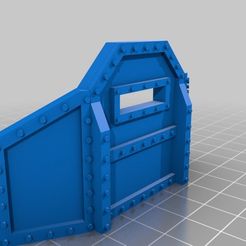 9ad78c1e4d55dc200448f0c8a28bf697.png Free STL file Single Warhammer 40K Defence Wall・3D print object to download