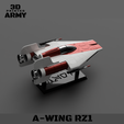 cults 6.png STAR WARS   A-WING RZ-1 STARFIGHTER with BASEMENT