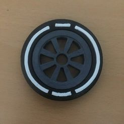 2.jpg STL file F1 Tyre / Open Wheel Wall Art (Small Version 7cm x 7cm x 1.3cm)・3D printer design to download