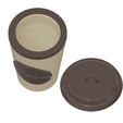 1000007518.png keychain  screw lid storage, coffee cup bag charm, pill box