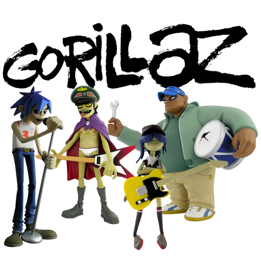 🎵 Gorillaz band pack x4 second edition・ STL File for 3D printing