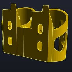 trolly-holder.jpg STL file Trolley Cup Holder・3D printing model to download