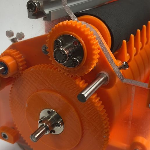 7.jpg Aplicador de rótulos de garrafas DIY para rótulos de cola húmida - Aplicador de rótulos de garrafas com impressão 3D