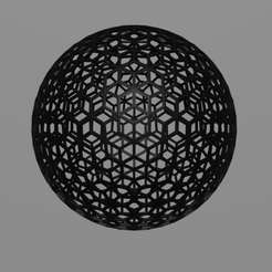 efecto-óptico-esfera-hueca.png Hollow sphere with optical effect (three-dimensional cube)