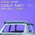 a3.jpg Golf Mk1 Rear wing combo for Revell 1/24th modelkit
