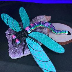 IMG_20230704_183754_217.jpg Fichier STL Flexi Dragonfly V2 Ball Joint Articulation (Print in place Multicolor + Print seperate and Join)・Design pour imprimante 3D à télécharger