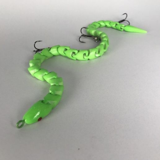 fishing Lure for Bass - snake lure(1color) 3D model