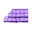 Pyramid_Medium_DoubleStepped-B-Left-B03.stl Pyramid Modular Levels - (Medium) Square - A02 (Stairs)