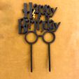 img2.jpg Birthday Cake Topper with Harry Potter Fonts - Non Commercial Version