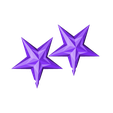 FacetedStar-Split-Pendant.stl Faceted Star decorations