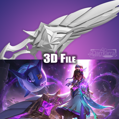 SennaSG09.png Fichier 3D Star Guardian Senna League of Legends / Wild Rift Fichiers STL・Objet pour impression 3D à télécharger