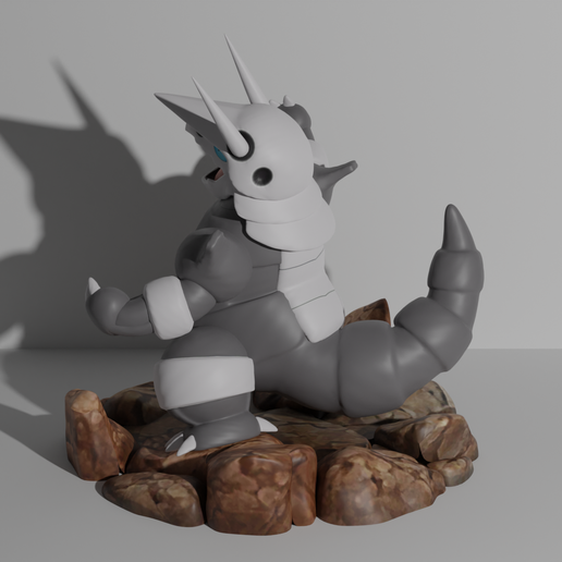 🐉 Aggron pokemon 3D print model・ STL File for 3D printing・Cults