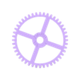 Spur gear (44 teeth).stl PET bottle cutter ( self spooling )