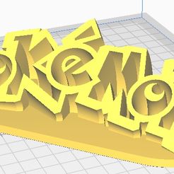 pokemon-logo.jpg Fichier STL gratuit support logo pokémon・Design à télécharger et à imprimer en 3D, benjamin-baert