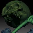 pirate skull 05 mesh.jpg calavera pirata
