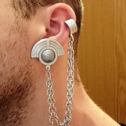 ad69658ebc293b867544f8601b287cae_display_large.JPG Free STL file Kira Nerys earring・3D printer design to download