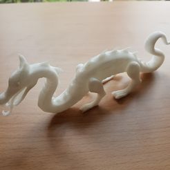 20180914_102648.jpg Free STL file Oriental Style Dragon・Template to download and 3D print