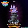 WizardTower_3DFile.jpg Fichier STL gratuit Fates End - Dice Tower - Tour de magie GRATUITE !・Design à télécharger et à imprimer en 3D