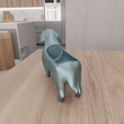 untitled1.png 3D Dog Bowl Decor with 3D Stl File & Animal Print, Dog Food Bowl, Animal Decor, 3D Printed Decor, Dog Bowl Stand, 3D Printing, Animal Gift