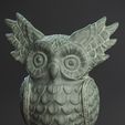 HA_Print3_OwlStatue1.jpg Carved Owl Statue Supportless