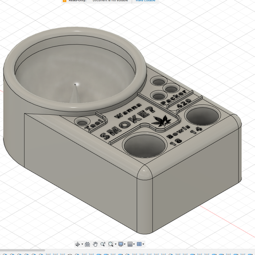 Ashtray/Debowler Station 3D model
